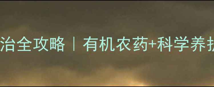 图片 🌱猕猴桃树病虫害防治全攻略｜有机农药+科学养护法（附用药清单）2