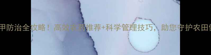 图片 🌾灰象甲防治全攻略！高效农药推荐+科学管理技巧，助您守护农田健康🌾2