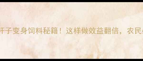 图片 🌾苞米杆子变身饲料秘籍！这样做效益翻倍，农民必看🌾2