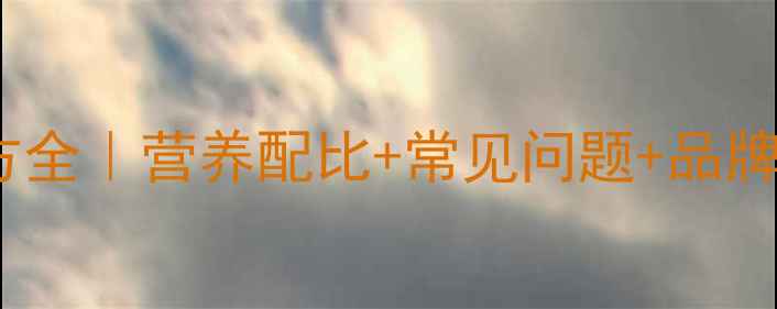 图片 🐷新手必看！猪饲料配方全｜营养配比+常见问题+品牌推荐（附保姆级教程）1