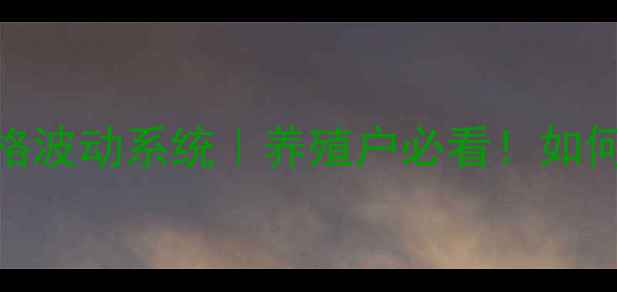 图片 🐷💰全国生猪价格波动系统｜养殖户必看！如何抓住市场机遇？