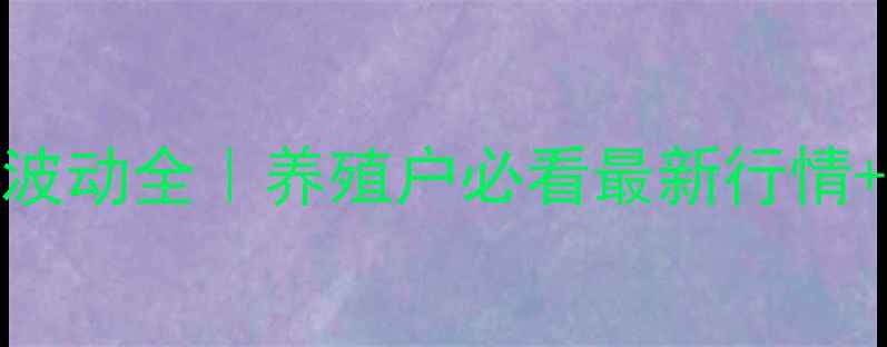 图片 🔥周口鸡蛋价格波动全｜养殖户必看最新行情+未来趋势预测🥚