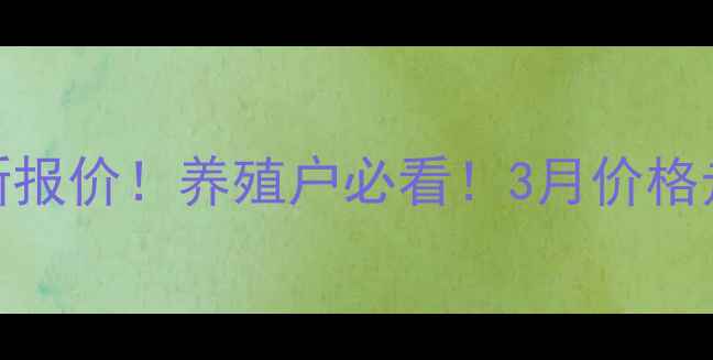图片 🔥安徽淘汰鸡最新报价！养殖户必看！3月价格走势+收购渠道全2