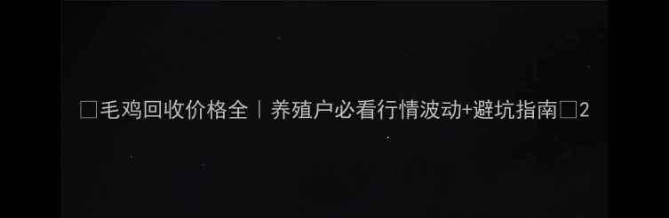 图片 🔥毛鸡回收价格全｜养殖户必看行情波动+避坑指南💰2