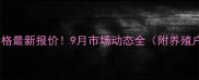 永城生猪价格最新报价9月市场动态全附养殖户必看趋势