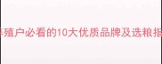 鸡饲料品牌推荐养殖户必看的10大优质品牌及选粮指南附采购技巧