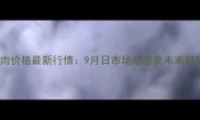 全国猪肉价格最新行情9月日市场动态及未来趋势分析