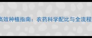 长春花生高效种植指南农药科学配比与全流程管理方案