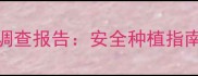 苋菜农药残留调查报告安全种植指南与科学选购全
