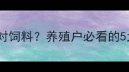 青州金龙饲料如何选对饲料养殖户必看的5大核心指标及科学配方