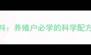 富氏蛋鸡预混料饲料养殖户必学的科学配方与高效产蛋秘籍