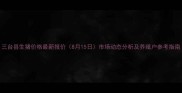 三台县生猪价格最新报价8月15日市场动态分析及养殖户参考指南