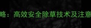 波菜种植除草剂使用全攻略高效安全除草技术及注意事项附最新推荐产品
