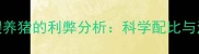 青饲料喂养猪的利弊分析科学配比与注意事项