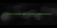 10月25日全国生猪价格表实时更新及市场深度分析
