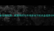 粮食价格预测政策调控与市场波动下的农业趋势分析