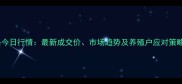 济南商河生猪价格今日行情最新成交价市场趋势及养殖户应对策略附详细数据