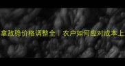 拜耳拿敌稳价格调整全农户如何应对成本上涨