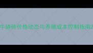 牛舔砖价格动态与养殖成本控制指南