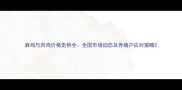 麻鸡与肉鸡价格走势全全国市场动态及养殖户应对策略