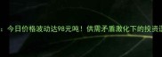 9月广东豆粕市场深度今日价格波动达98元吨供需矛盾激化下的投资逻辑与养殖户采购指南