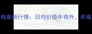 10月云南昭通生猪价格最新行情日均价稳中有升养殖户需关注哪些因素