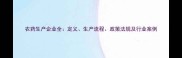 农药生产企业全定义生产流程政策法规及行业案例