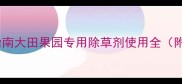 野糜子草高效防治指南大田果园专用除草剂使用全附配比与注意事项