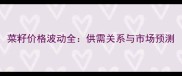 菜籽价格波动全供需关系与市场预测