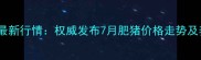 桐城市生猪价格最新行情权威发布7月肥猪价格走势及养殖户应对策略