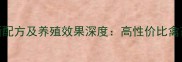枙子粕饲料最新配方及养殖效果深度高性价比禽畜养殖解决方案