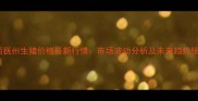 江西抚州生猪价格最新行情市场波动分析及未来趋势预测