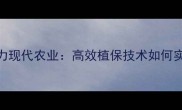 邯郸新阳光农药助力现代农业高效植保技术如何实现亩产提升30