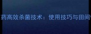 大诱亮农药高效杀菌技术使用技巧与田间管理指南