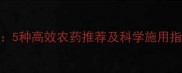 小麦多穗增产技术5种高效农药推荐及科学施用指南附种植案例