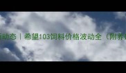 武威地区最新动态希望103饲料价格波动全附养殖成本控制攻略