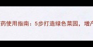 韭菜农药使用指南5步打造绿色菜园增产30