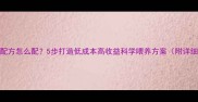 母猪饲料配方怎么配5步打造低成本高收益科学喂养方案附详细配比表
