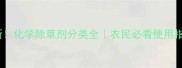 最新化学除草剂分类全农民必看使用指南