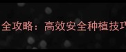 甲酰氨基嘧农药使用全攻略高效安全种植技巧助您增产增收