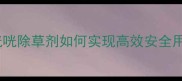 农田除草新突破早咣咣除草剂如何实现高效安全用药附科学使用指南